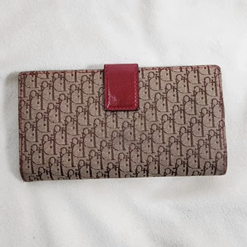 Christian Dior Trotter Canvas Rasta Saddle Wallet. Unique!